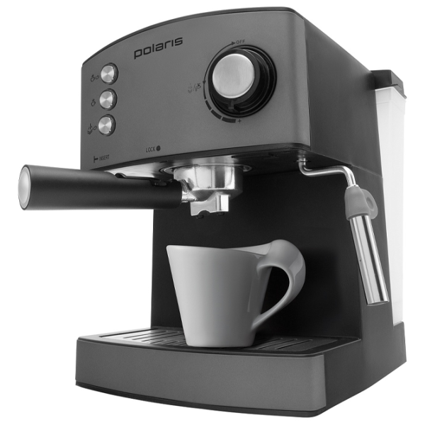 Espressor Polaris PCM1527AE Рожковая / 1.5 л / Серый photo 2