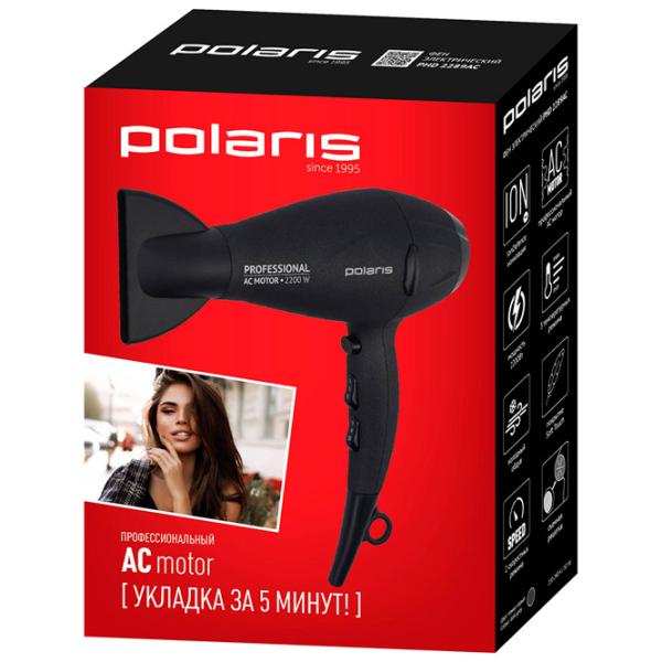 Фен Polaris PHD2289AC 2200 Вт / Черный photo 8