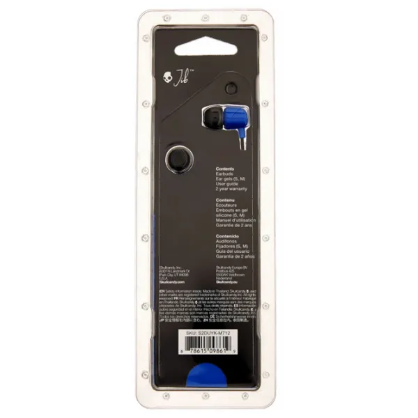 Наушники SkullCandy S2DUYK-M712 Черный Синий Проводная/ Персональный photo 6