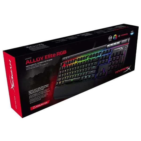 Клавиатура HyperX Alloy Elite RGB Cherry MX Blue Проводная/ Черный photo 6