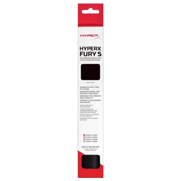 Коврик для мышки HyperX FURY S Pro Small Красный Черный photo 4