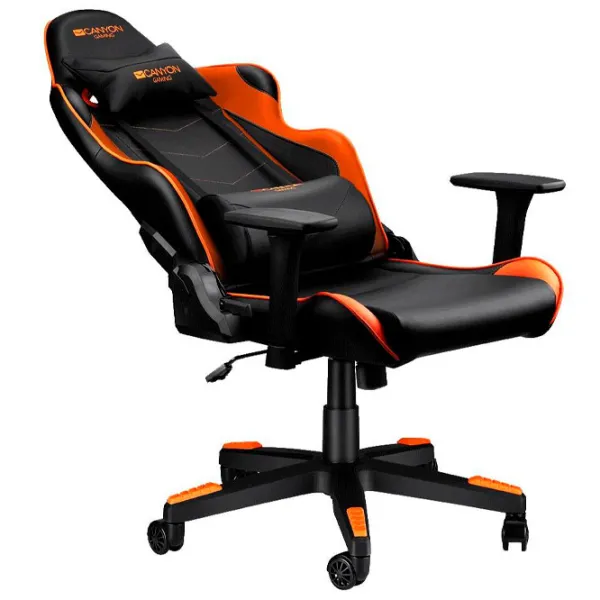 Scaun Gaming Canyon Deimos Orange Black photo 4