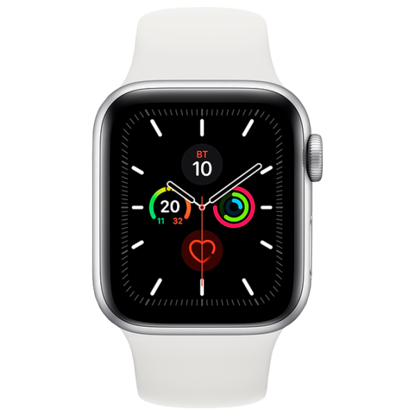 Ceas inteligent Apple Watch Series 5 1.57"/ MWV62/ Sport Band Silver photo 2 Ceas inteligent Apple Watch Series 5 1.57"/ MWV62/ Sport Band Silver photo 2