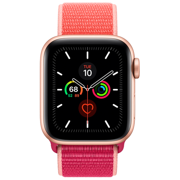 Умные часы Apple Watch Series 5 1.78"/ Sport Loop Золотой photo 2 Умные часы Apple Watch Series 5 1.78"/ Sport Loop Золотой photo 2