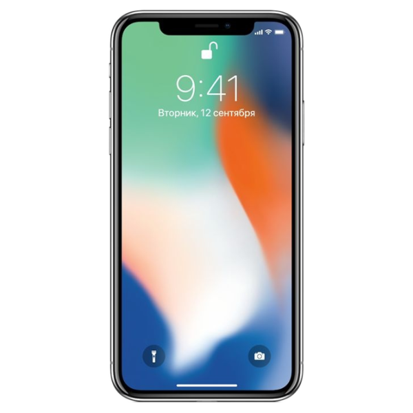 Apple iPhone X 3 GB/ 64 GB/ Single SIM/ Silver photo 3 Apple iPhone X 3 GB/ 64 GB/ Single SIM/ Silver photo 3