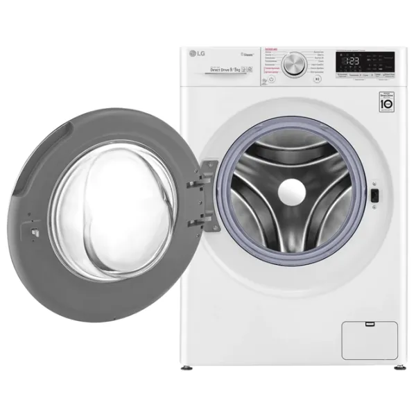 Стиральная машина с сушкой LG F4V5VG0W Direct Drive/AI DD/Steam/LG ThinQ/9 кг/Белый photo 7 Стиральная машина с сушкой LG F4V5VG0W Direct Drive/AI DD/Steam/LG ThinQ/9 кг/Белый photo 7
