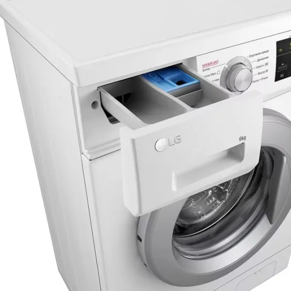 Mașină de spălat LG F2J3NS1W 6 kg / 1000 rpm / White photo 8