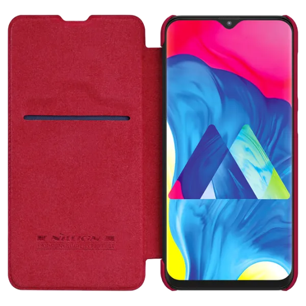Чехол для смартфона Samsung Galaxy M10 Nillkin/ Flip Cover/ Кожа/ Красный photo 3