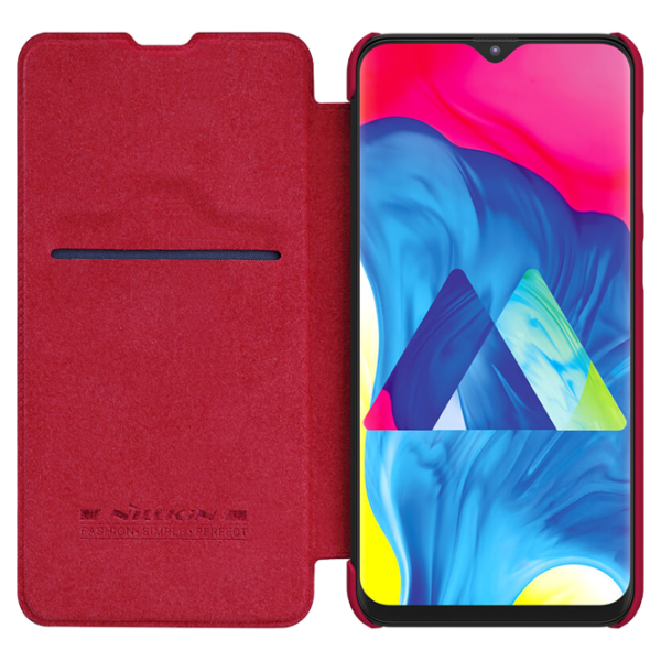 Чехол для смартфона Samsung Galaxy M10 Nillkin/ Flip Cover/ Кожа/ Красный photo 3