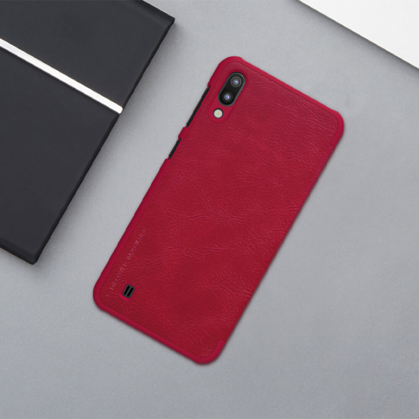 Чехол для смартфона Samsung Galaxy M10 Nillkin/ Flip Cover/ Кожа/ Красный photo 4