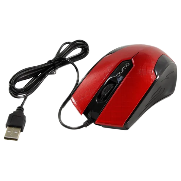 Mouse Qumo M14 USB/ Red photo 2