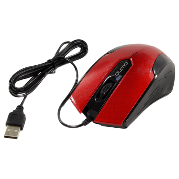 Mouse Qumo M14 USB/ Red photo 2