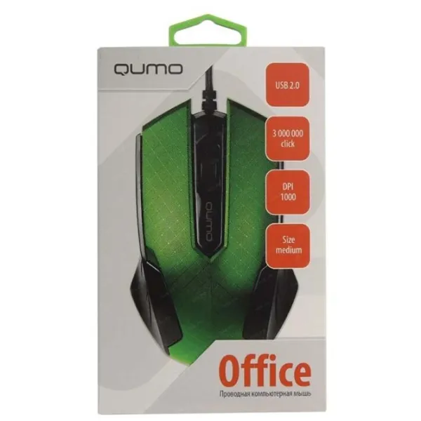 Mouse Qumo M14 USB/ Green photo 4