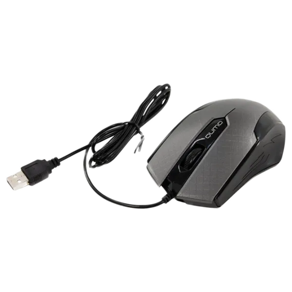 Mouse Qumo M14 USB/ Gray photo 2