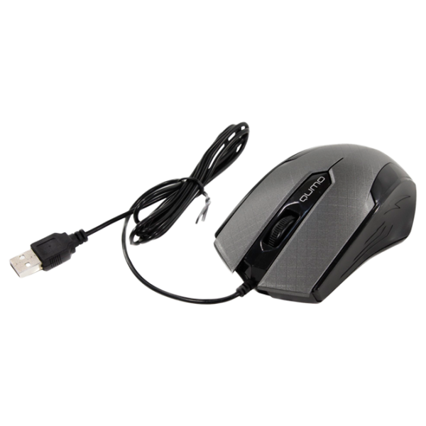 Mouse Qumo M14 USB/ Gray photo 2