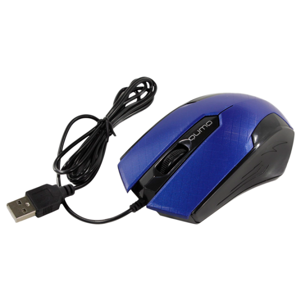 Mouse Qumo M14 USB/ Blue photo 2
