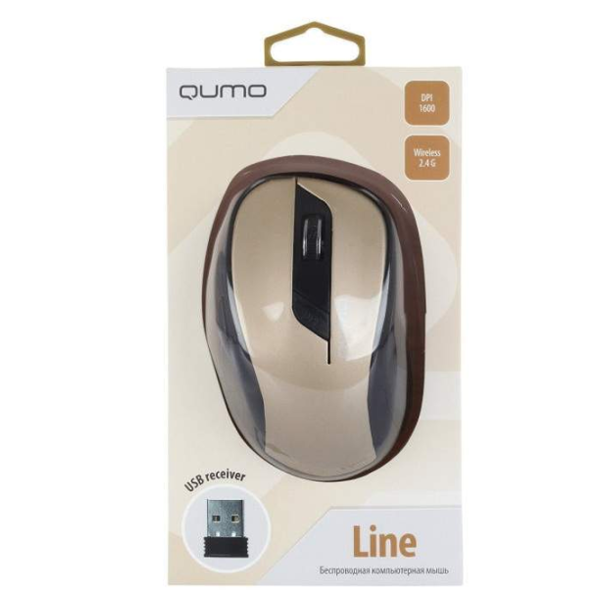Мышь Qumo M64 Золото photo 5