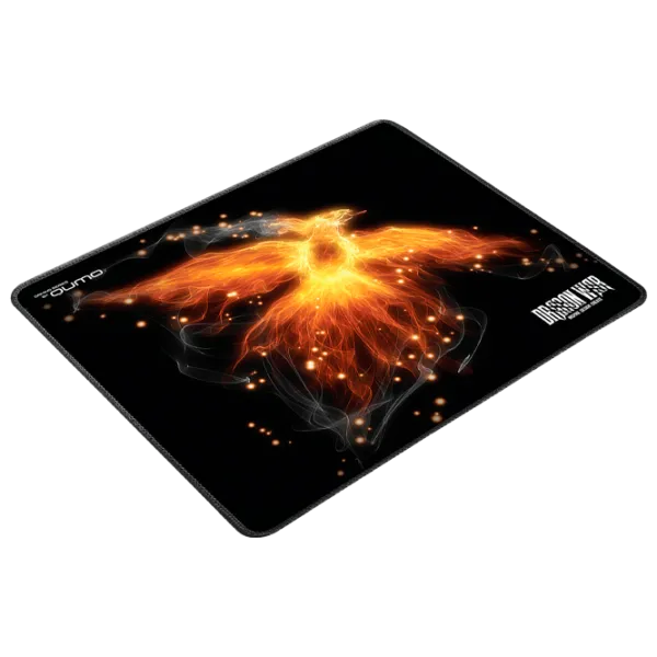 Covoraș pentru mouse Qumo Phoenix Orange Black photo 2