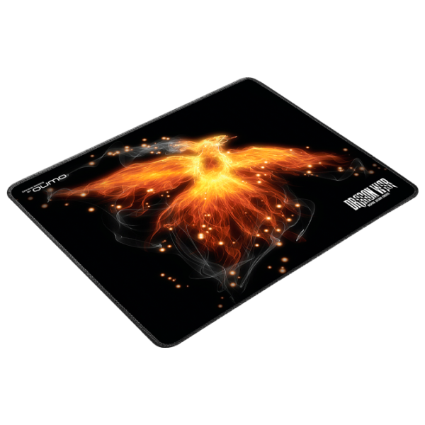 Covoraș pentru mouse Qumo Phoenix Orange Black photo 2