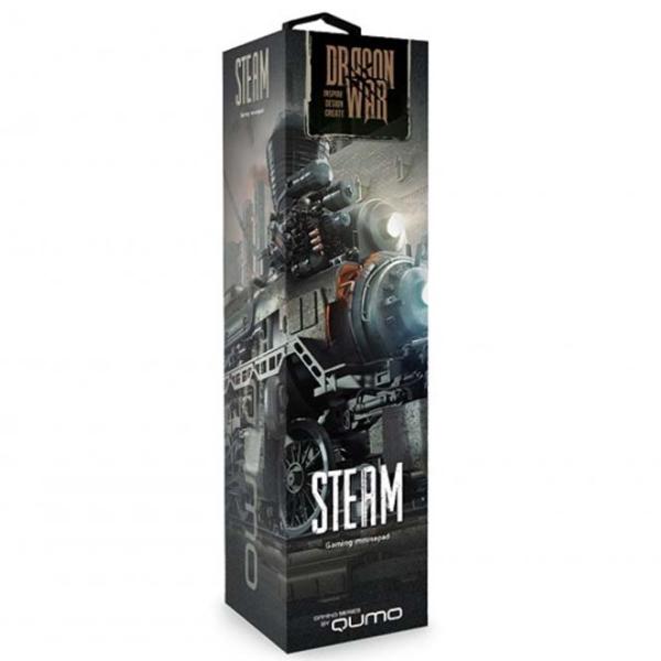 Covoraș pentru mouse Qumo Steam White Gray photo 3