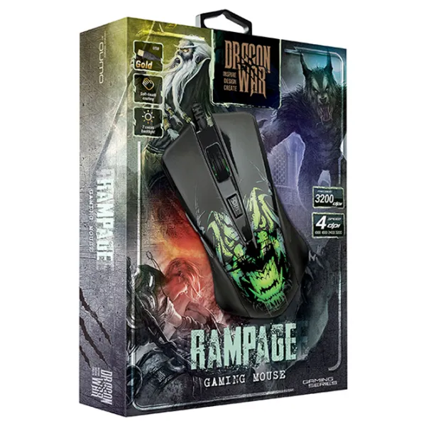 Мышь Qumo Rampage USB/ Черный photo 10