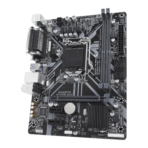 Placă de bază Gigabyte H310M DS2 1.0 Gaming/ mATX/ Intel H310 photo 3 Placă de bază Gigabyte H310M DS2 1.0 Gaming/ mATX/ Intel H310 photo 3