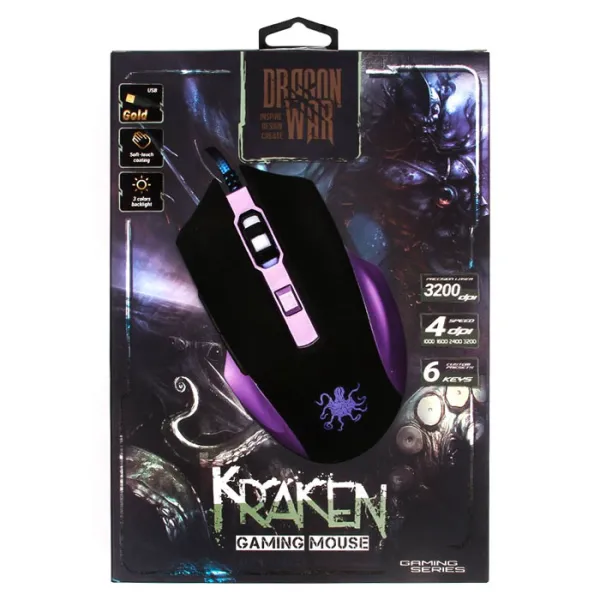 Mouse Qumo Kraken USB/ Black photo 6