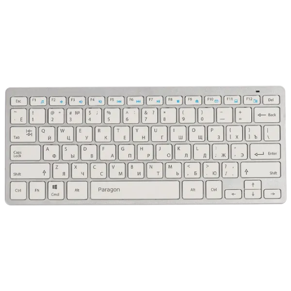 Tastatură Qumo Paragon Fără fir/ White photo 3
