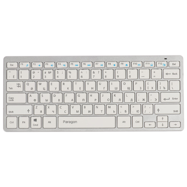 Tastatură Qumo Paragon Fără fir/ White photo 3