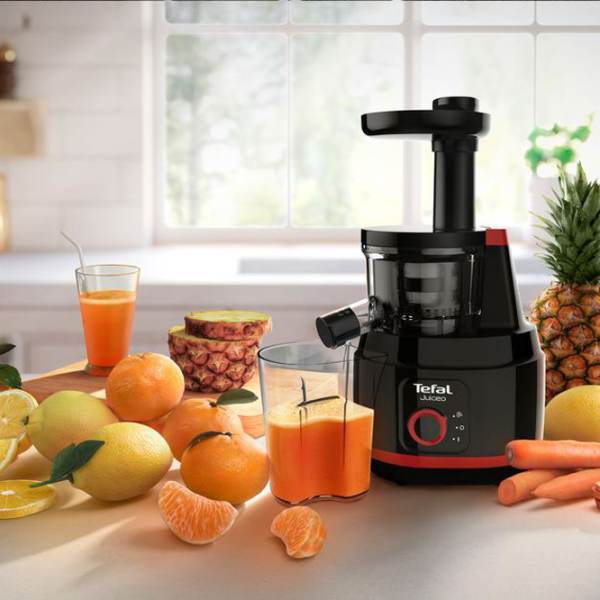 Storcator de fructe Tefal ZC150838 Cu melc/ 150 W/ Red Black photo 5