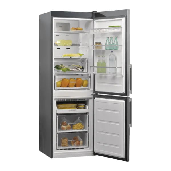 Frigider Whirlpool W9 821D OX H cu congelator jos 323 l / 188.9 cm / Gray photo 4