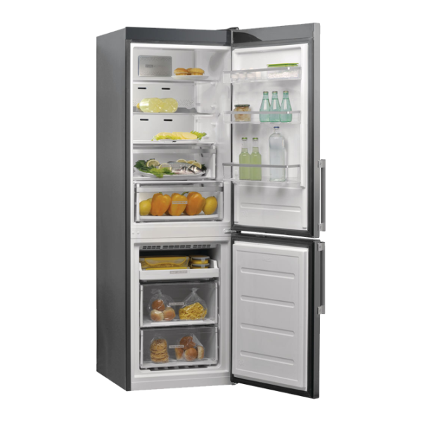 Frigider Whirlpool W9 821D OX H cu congelator jos 323 l / 188.9 cm / Gray photo 4