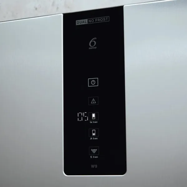 Frigider Whirlpool W9 821D OX H cu congelator jos 323 l / 188.9 cm / Gray photo 5