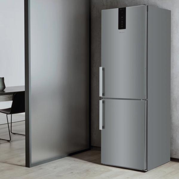 Frigider Whirlpool W9 821D OX H cu congelator jos 323 l / 188.9 cm / Gray photo 9