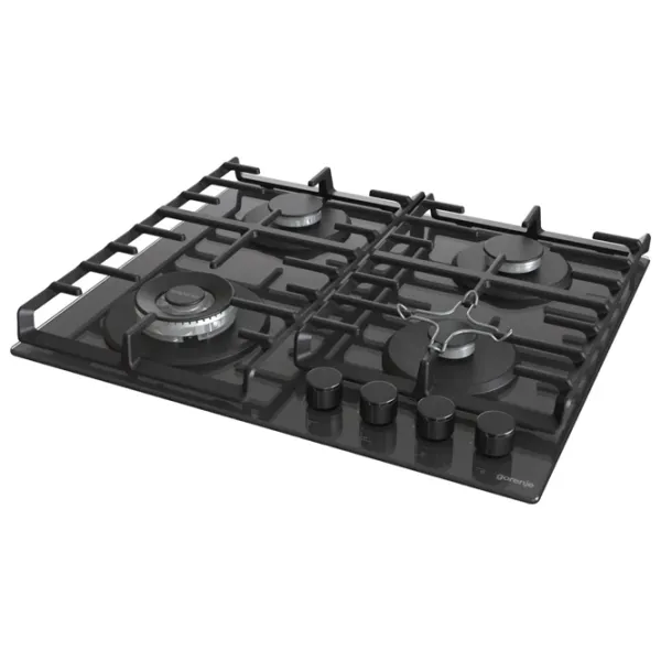 Plită încorporabilă pe gaz Gorenje GTW 641 SYB Black photo 2