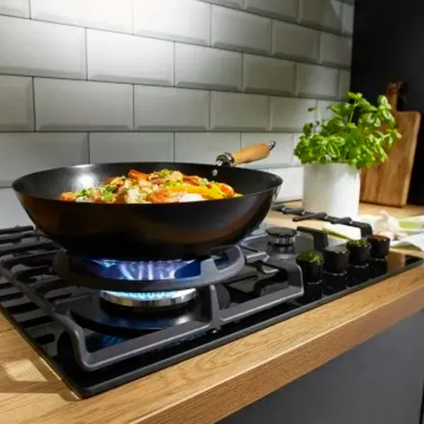 Plită încorporabilă pe gaz Gorenje GTW 641 SYB Black photo 5