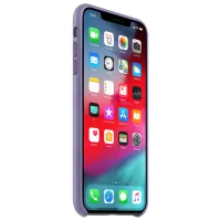 Husă pentru smartphone Apple iPhone XS Max Apple/ Back/ Piele/ Liliac Blue photo 2