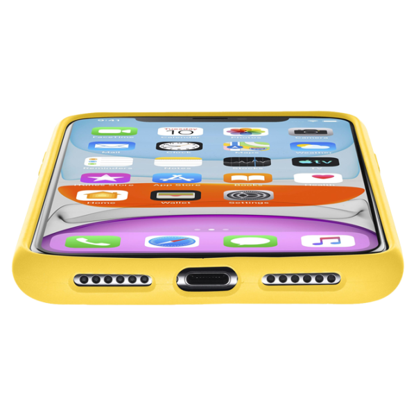Husă pentru smartphone Apple iPhone 11 Cellularline/ Back/ TPU/ Yellow photo 3 Husă pentru smartphone Apple iPhone 11 Cellularline/ Back/ TPU/ Yellow photo 3