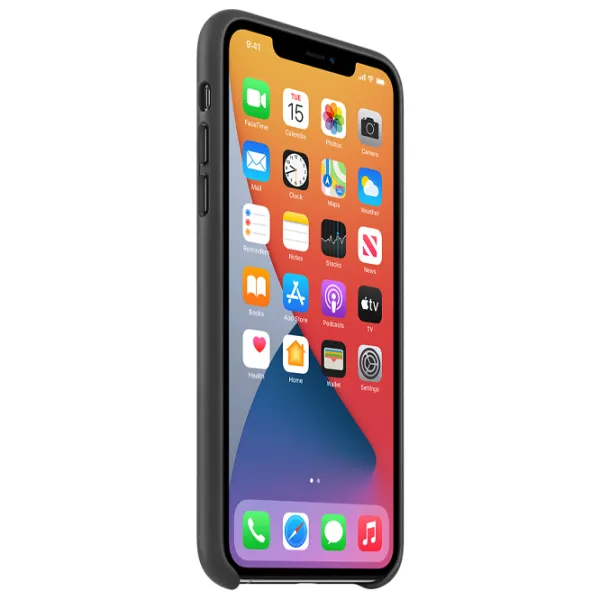 Чехол для смартфона Apple iPhone 11 Pro Apple/ Back/ Кожа/ Черный photo 2 Чехол для смартфона Apple iPhone 11 Pro Apple/ Back/ Кожа/ Черный photo 2