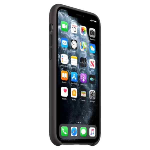 Husă pentru smartphone Apple iPhone 11 Pro Apple/ Back/ TPU/ Black photo 2 Husă pentru smartphone Apple iPhone 11 Pro Apple/ Back/ TPU/ Black photo 2