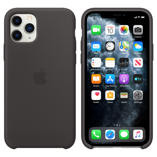 Husă pentru smartphone Apple iPhone 11 Pro Apple/ Back/ TPU/ Black photo 3 Husă pentru smartphone Apple iPhone 11 Pro Apple/ Back/ TPU/ Black photo 3