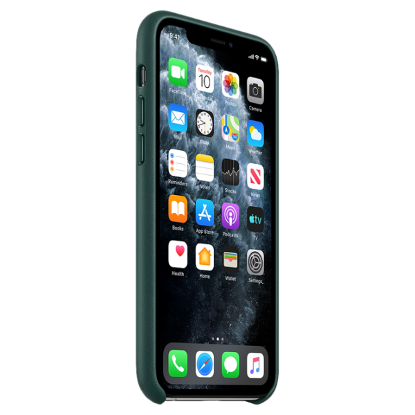 Чехол для смартфона Apple iPhone 11 Pro Apple/ Back/ Кожа/ Forest Зелёный photo 2 Чехол для смартфона Apple iPhone 11 Pro Apple/ Back/ Кожа/ Forest Зелёный photo 2