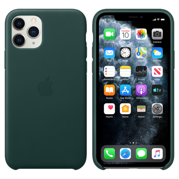 Чехол для смартфона Apple iPhone 11 Pro Apple/ Back/ Кожа/ Forest Зелёный photo 3 Чехол для смартфона Apple iPhone 11 Pro Apple/ Back/ Кожа/ Forest Зелёный photo 3