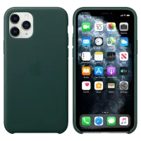 Husă pentru smartphone Apple iPhone 11 Pro Apple/ Back/ Piele/ Forest Green photo 3