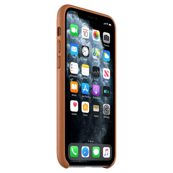 Husă pentru smartphone Apple iPhone 11 Pro Apple/ Back/ Piele/ Saddle Brown photo 2 Husă pentru smartphone Apple iPhone 11 Pro Apple/ Back/ Piele/ Saddle Brown photo 2