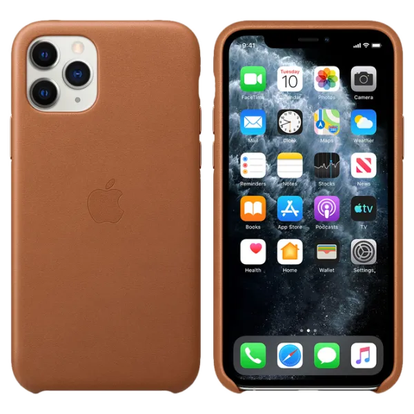 Husă pentru smartphone Apple iPhone 11 Pro Apple/ Back/ Piele/ Saddle Brown photo 3 Husă pentru smartphone Apple iPhone 11 Pro Apple/ Back/ Piele/ Saddle Brown photo 3