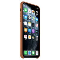 Husă pentru smartphone Apple iPhone 11 Pro Max Apple/ Back/ Piele/ Brown photo 2