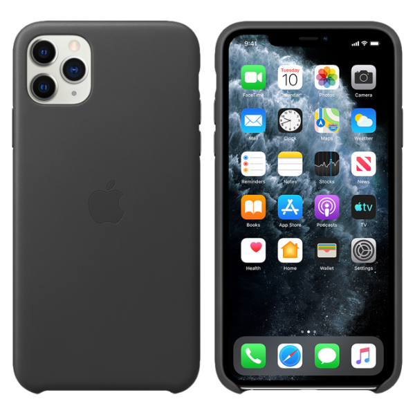 Husă pentru smartphone Apple iPhone 11 Pro Max Apple/ Back/ Piele/ Black photo 3 Husă pentru smartphone Apple iPhone 11 Pro Max Apple/ Back/ Piele/ Black photo 3