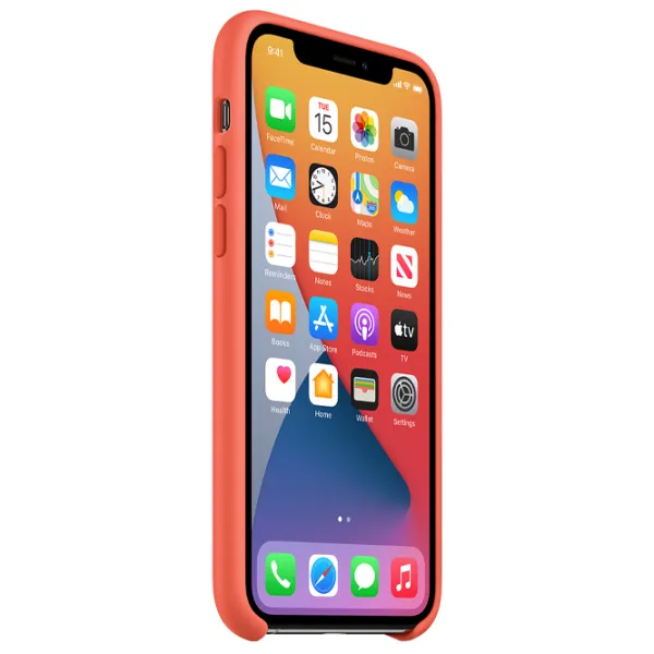 Чехол для смартфона Apple iPhone 11 Pro Max Apple/ Back/ TPU/ Clemantine Оранжевый photo 2 Чехол для смартфона Apple iPhone 11 Pro Max Apple/ Back/ TPU/ Clemantine Оранжевый photo 2