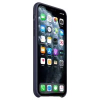 Чехол для смартфона Apple iPhone 11 Pro Max Apple/ Back/ TPU/ Midnight Синий photo 2